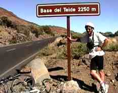 Base del Teide: 2250mnm